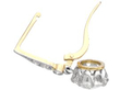 Antique Solitaire Drop Earring open