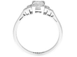Old European Cut Art Deco Solitaire Ring setting