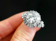 Ballerina Diamond Ring in Platinum