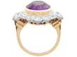 1930s Amethyst and Diamond Ring setting