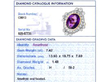 1930s Amethyst and Diamond Ring in Gold grading card