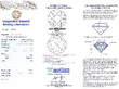 Geometric Diamond Brooch certificate