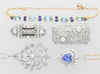 a selection of gemstone jewellery