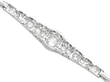 Antique Expandable Diamond Bracelet in White Gold reverse