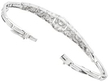 Antique Expandable Diamond Bracelet in White Gold open