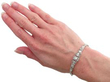 Expandable Diamond Bracelet in White Gold wearing