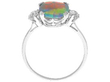 1920s Oval Opal Ring in Platinum
