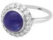 Star Sapphire Cluster Ring from 1920s