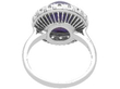 Antique Star Sapphire Cluster Ring from 1920s back