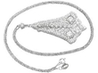 Antique Filigree Diamond Pendant