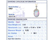 Edwardian Opal Pendant in Yellow Gold grading card