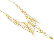 Belle Epoque Peridot and pearl Necklace in Yellow Gold