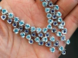 Sapphire Aquamarine Fringe Necklace