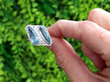 1920s Pear Cut Aquamarine Cocktail Ring outside