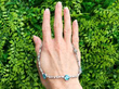 Antique Zircon and Diamond Chain Necklace outside