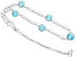 Zircon and Diamond Chain Necklace