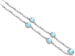 Antique Zircon and Diamond Chain Necklace setting