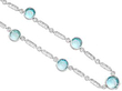 Antique Zircon and Diamond Chain Necklace reverse