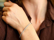 4ct Diamond Tennis Bracelet wearing