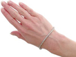 4ct Diamond Tennis Bracelet being worn