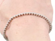4ct Diamond Tennis Bracelet on wrist