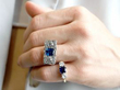 wearing gemstone rings