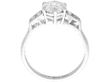 Vintage 1.2ct Diamond Solitaire with Diamond Shoulders setting