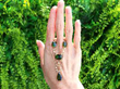 Victorian Tourmaline and Pearl Necklace outside