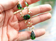 antique Victorian Tourmaline and Pearl Necklace