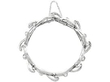 Italian White Gold Diamond Bracelet closed