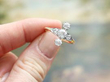 Vertical 3 Stone Diamond Ring