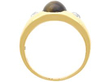Mens Tigers Eye and Diamond Ring setting