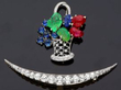 gemstone brooches