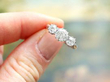 Trilogy Engagement Ring Platinum