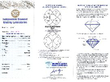 diamond Trilogy Engagement Ring Platinum certificate