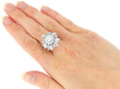 wearing White Gold and Diamond Cocktail Ring
