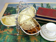 Folding Silver Biscuit Box