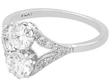 Platinum Two Stone Ring