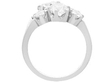 Diamond Crossover Cluster Ring setting