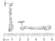 1930s Platinum Diamond Drop Earrings size