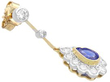 Pear Sapphire Drop Earring