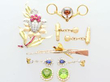 a selection of jewellery