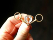 Victorian Crystal Fox Brooch in yellow Gold