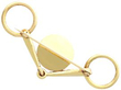 Victorian Crystal Fox Brooch in Gold reverse