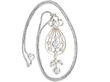 yellow gold Victorian Diamond Pendant