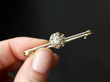 diamond bar brooch