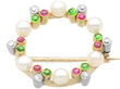 gemstone brooch