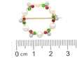 Antique Pearl and Gemstone Brooch size