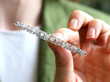 Holding French Diamond Brooch