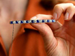 platinum Antique Sapphire and Diamond Bar Brooch